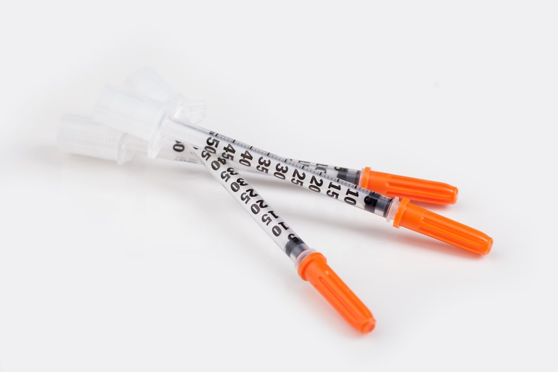 Insulin syringes